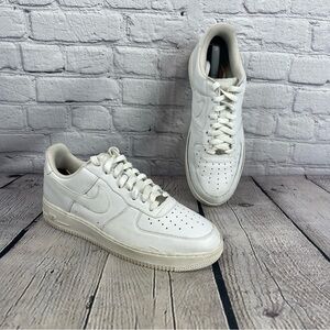 Nike Air Force 1 Shoes sneakers Men's 10.5 White Low 306353-112 Solid